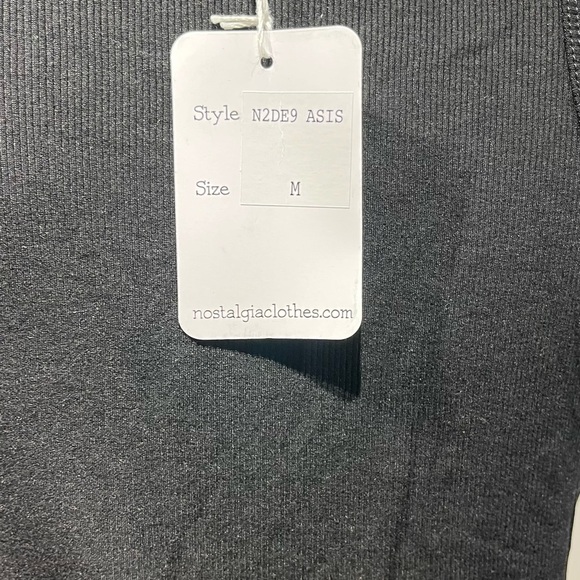 Nostalgia Black Fitted Tank Top - Picture 6 of 11